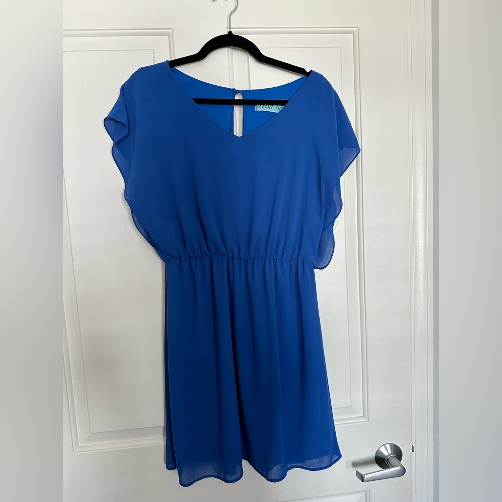 Aina Be Royal Blue Mini Dress Size L